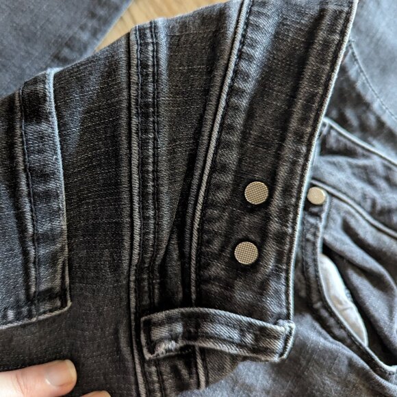 Cabi Black Denim High Straight Jeans, 8 - Picture 7 of 7